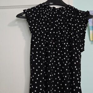 Tommy Hilfiger Black and White Polka Dot Dress